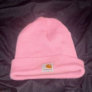Pink Carhartt beanie